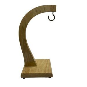 Vintage Pomerantz Natural Solid Wood Banana Tree Holder MCM